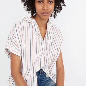 Madewell stripe central shirt size XS